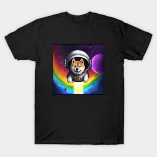 Rainbow Space Shiba T-Shirt